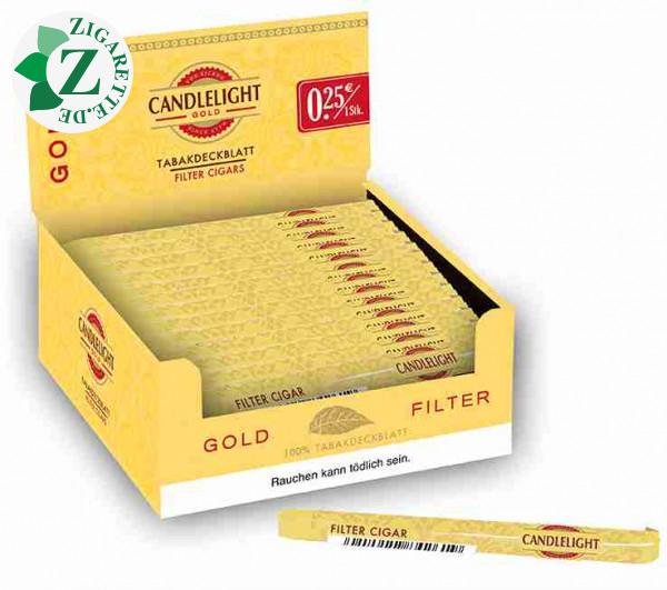 Candlelight Gold Filter Zigarillos, 50er