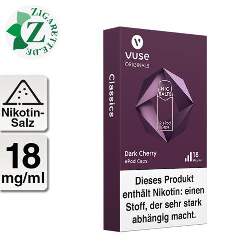 Vuse ePod Caps Nikotinsalz Dark Cherry 18mg Nikotin