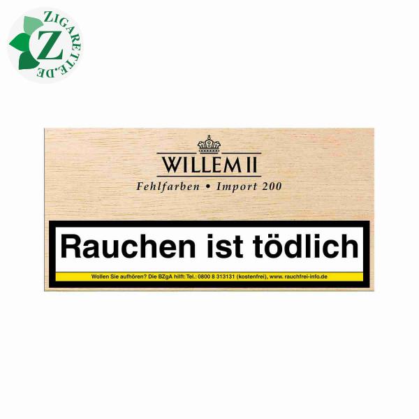 Willem II Fehlfarben Import 200 Sumatra Zigarillos, 100er