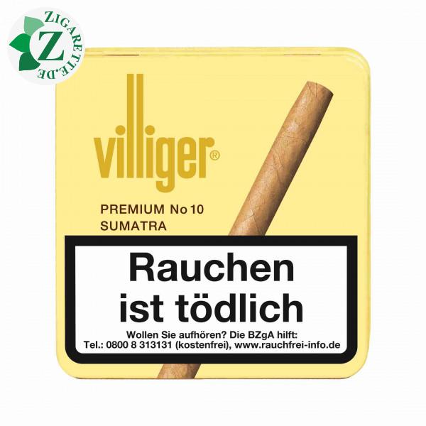 Villiger Premium No 10 Sumatra Zigarillos, 20er