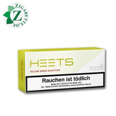 Heets Yellow Green Selection Tobacco Sticks