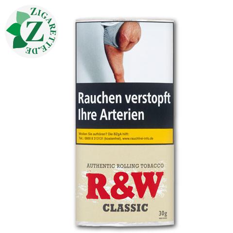 R&W Classic Authentic Rolling Tobacco [RAW], 30g