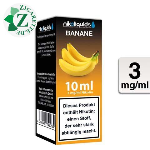Nikoliquids E-Liquid Banane 3mg Nikotin