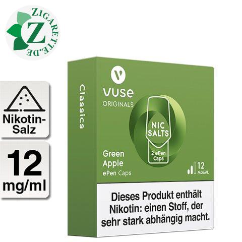 Vuse ePen Caps Nikotinsalz Green Apple 12mg Nikotin