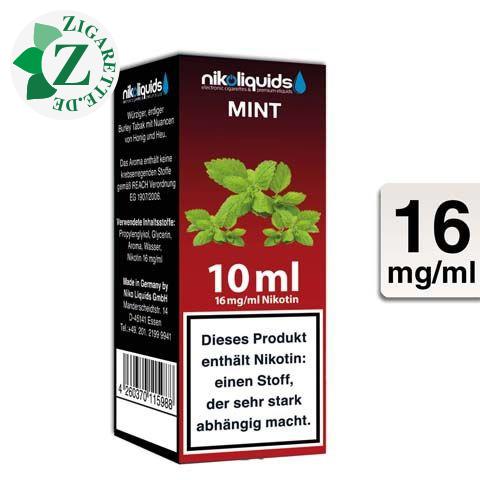 Nikoliquids E-Liquid Mint 16mg Nikotin