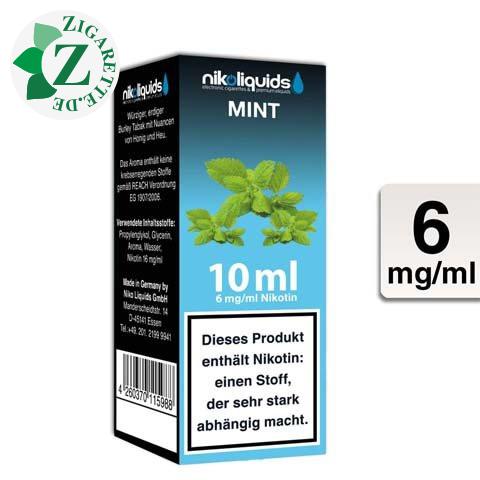 Nikoliquids E-Liquid Mint 6mg Nikotin