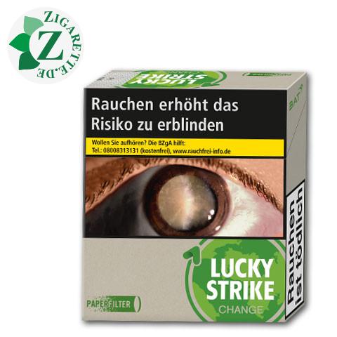 Lucky Strike Change Green Giga-Box 10,00 € Zigaretten