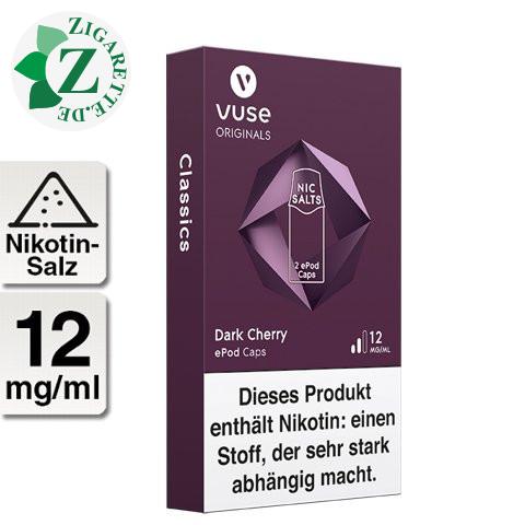 Vuse ePod Caps Nikotinsalz Dark Cherry 12mg Nikotin