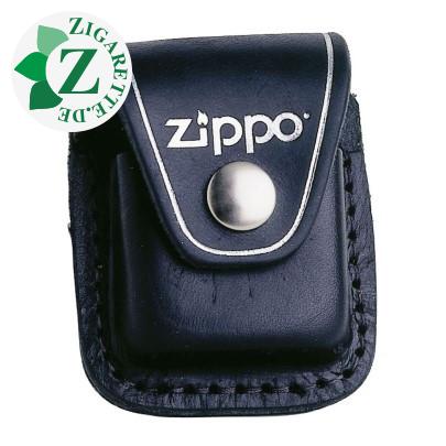 Zippo Ledertasche schwarz mit Clip