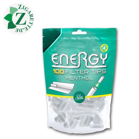 Energy+ Menthol Filter Tips Einzelpackung