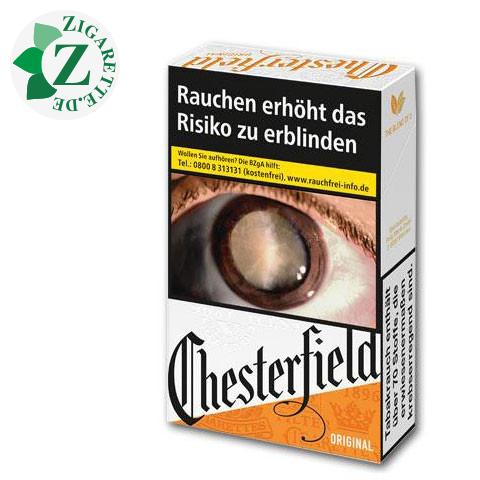 Chesterfield Original 7,80 € Zigaretten