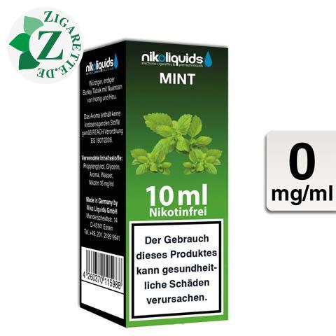 Nikoliquids E-Liquid Mint ohne Nikotin