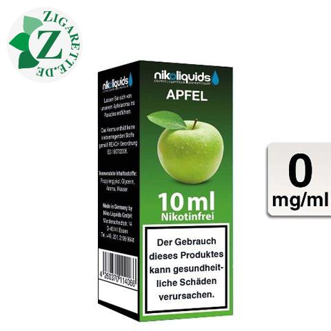 Nikoliquids E-Liquid Apfel ohne Nikotin - 50PG-50VG