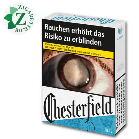 Chesterfield Blue XL-Box 8,00 € Zigaretten