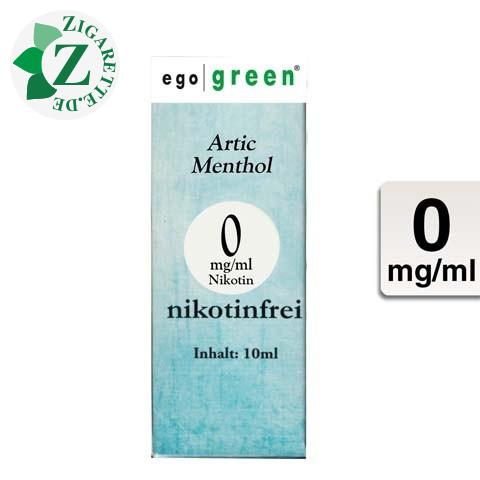 Ego Green E-Liquid Artic Menthol ohne Nikotin