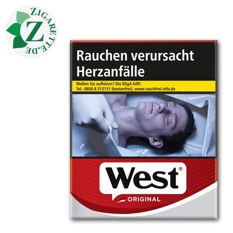 West Red 10,00 € Zigaretten