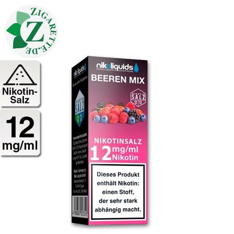 Nikoliquids E-Liquid Nikotinsalz Beeren Mix 12mg Nikotin