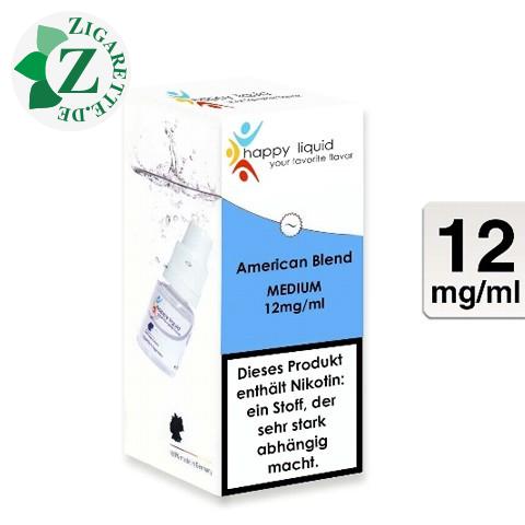happy liquids E-Liquid American Blend 12mg Nikotin