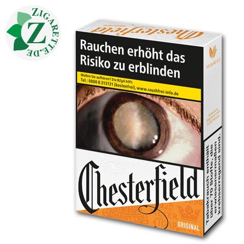 Chesterfield Original XXL-Box 8,00 € Zigaretten