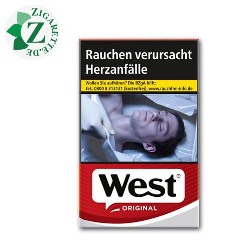West Red 7,20 € Zigaretten