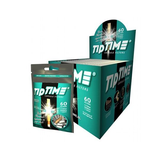 TIP TIME Menthol-Filter, Spitzen ohne Auswerfer, Zigarettenspitzen &  Zubehör, Zigaretten & Tabak