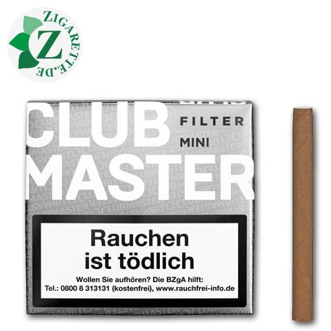 Clubmaster Mini Filter White Zigarillos, 20er