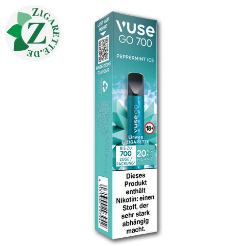 E-Zigarette Vuse Go 700 Peppermint Ice 20mg Nikotin, Vuse, E-Zigarettenmarken, E-Zigaretten