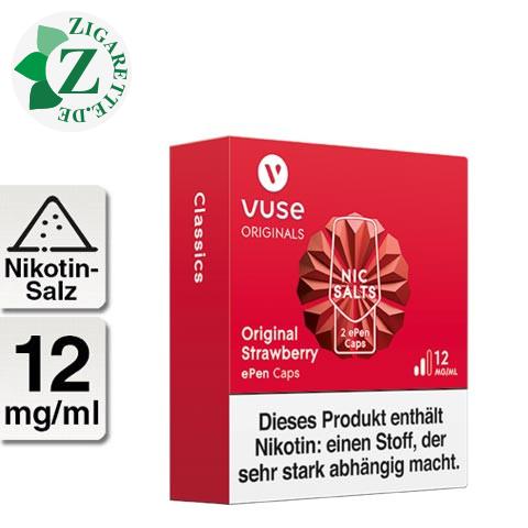 Vuse ePen Caps Nikotinsalz Original Strawberry 12mg Nikotin