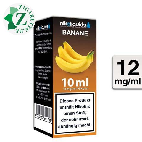 Nikoliquids E-Liquid Banane 12mg Nikotin